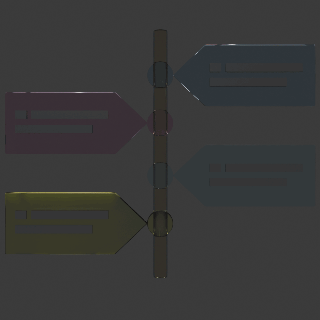 Zeitstrahl Symbol 3D LANGE ANIMATION mit Blender von Jochen Nuding