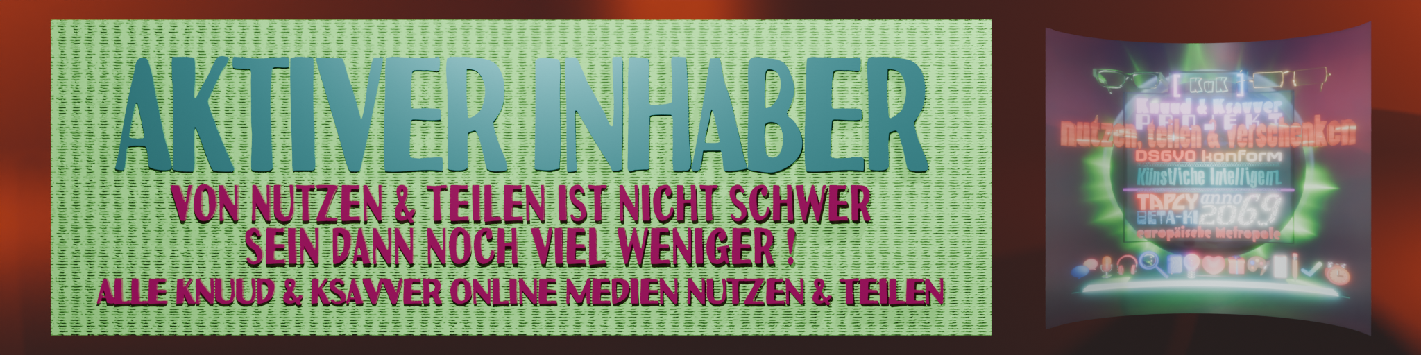 Aktiver Inhaber von Nutzen & Teilen ist nicht schwer - sein dann noch viel weniger