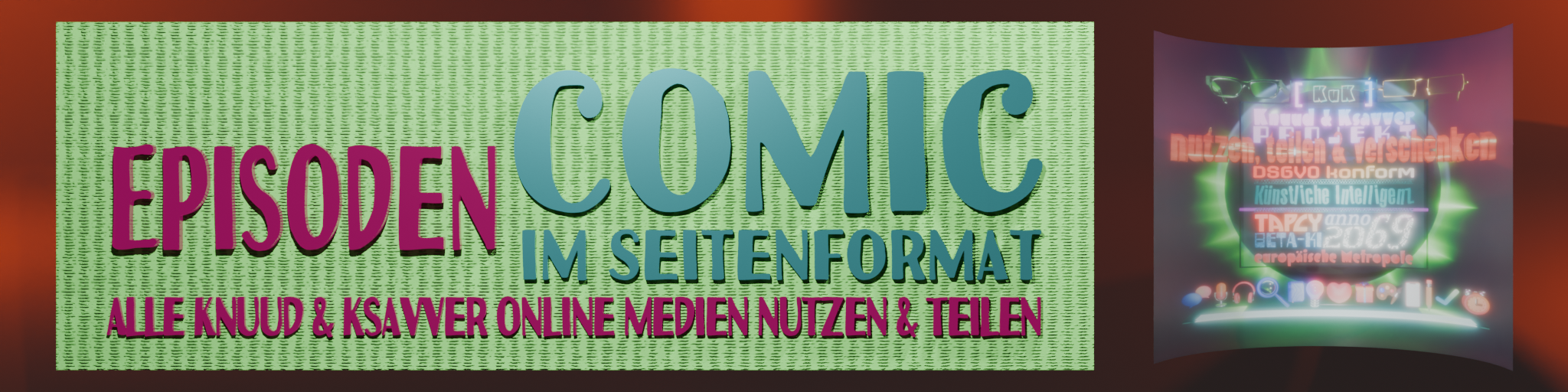 Episoden als Comic im Seitenformat anschauen