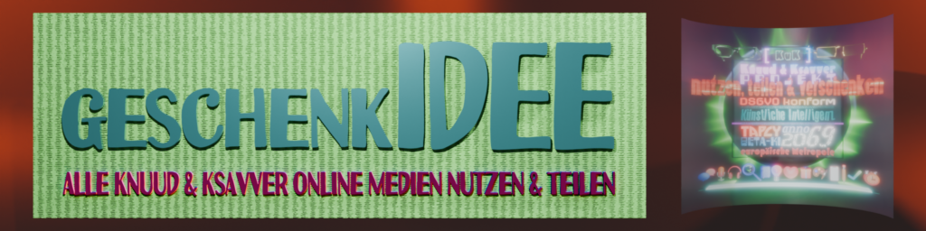 online Medien nutzen & Teilen als Geschenk Idee