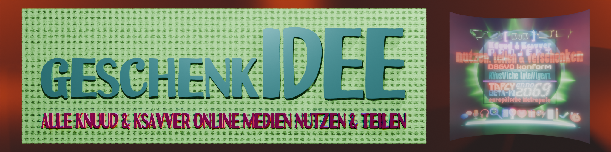 online Medien nutzen & Teilen als Geschenk Idee