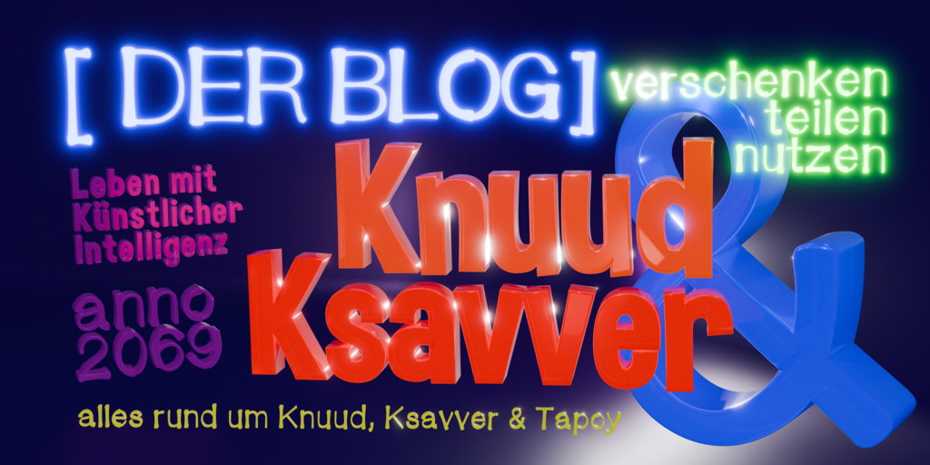 Knuud & Ksavver [ Der Blog ] - 3D Logo neu - verschenken teilen nutzen