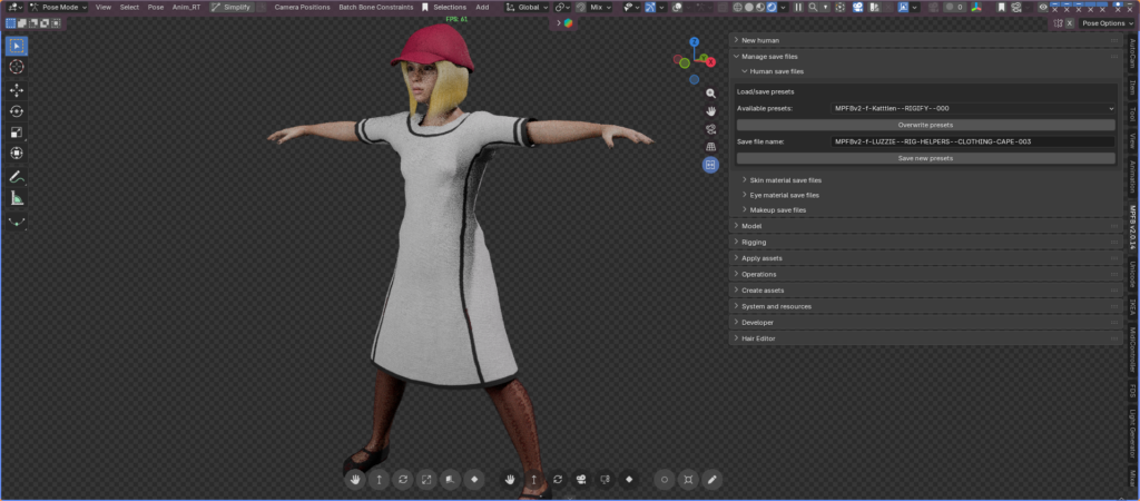Luzzie im Blender ViewPort