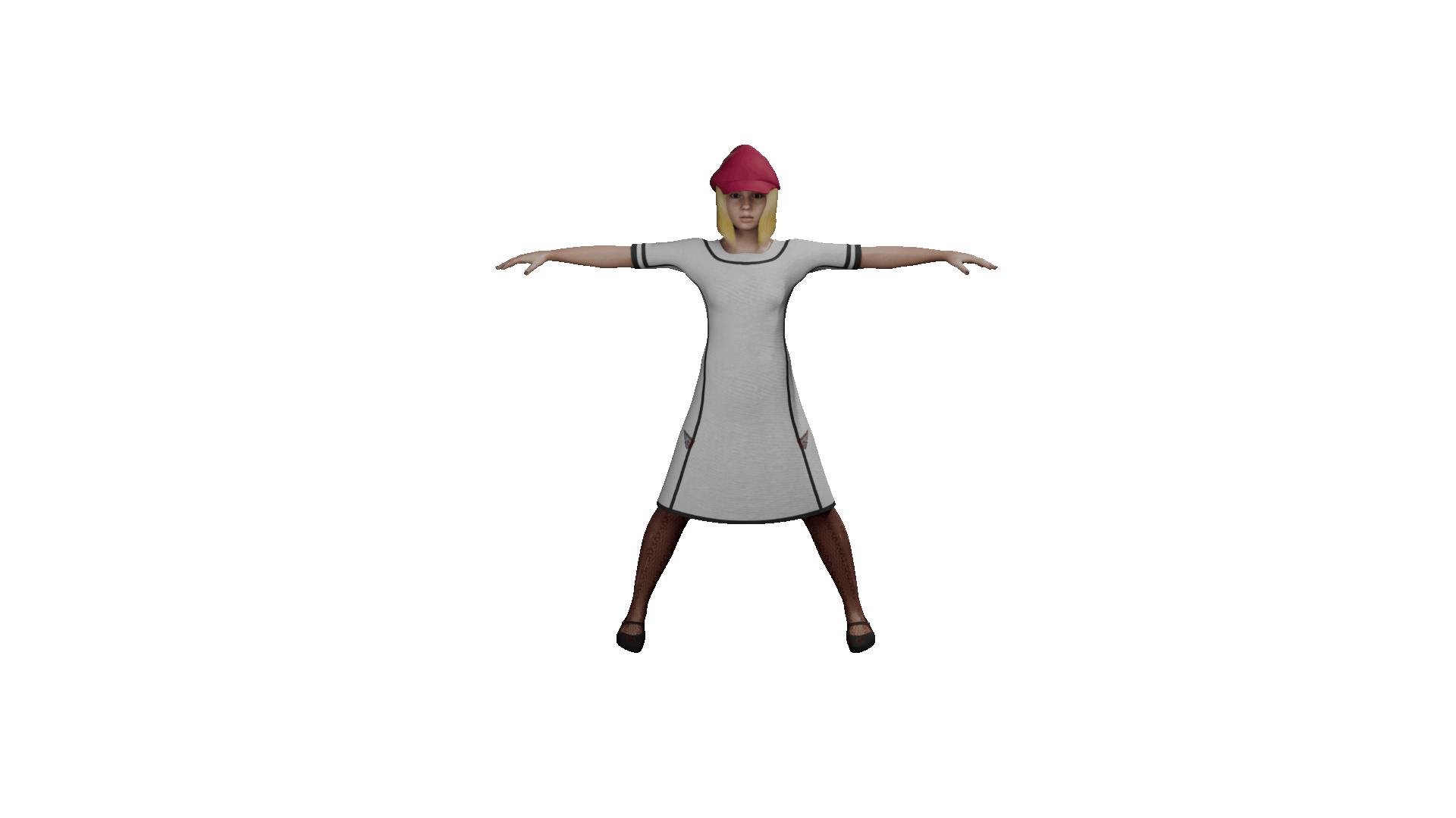 Luzzie erster 3D Charakter Entwurf mit RIGIFY RIG