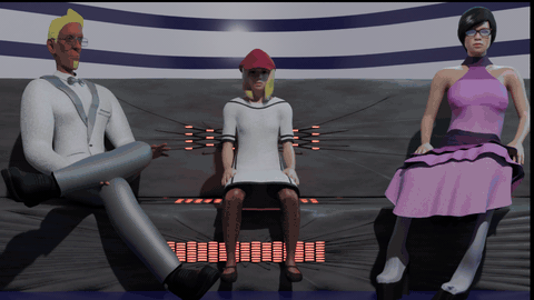 3D Familien Turnaround von Ksavver nach Fertigstellung aller 3D Erstcharaktere 👓 🕶 🥽 zur KuK in 3D Idee 👀